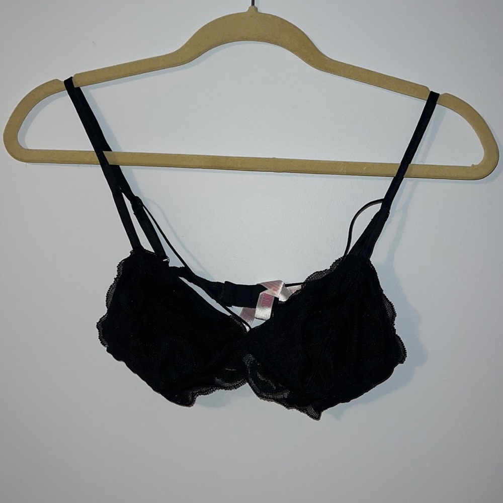 Pink Victoria’s Secret Lacey bralette